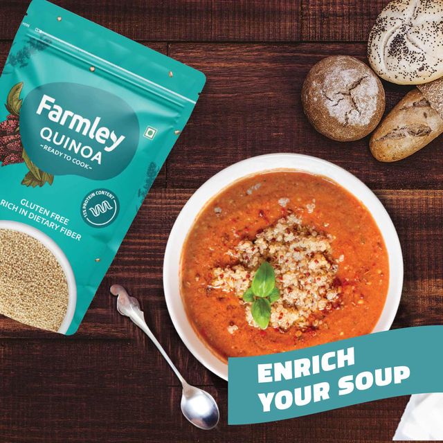 Farmley Natural Quinoa | Diet Food | Gluten Free | High Protein | Ready To Cook Quinoa