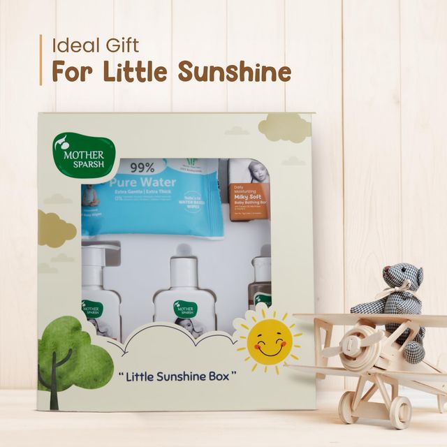 Mother Sparsh Love Baby Care Gift Set For Babies | Multicolour | 0 - 3 years