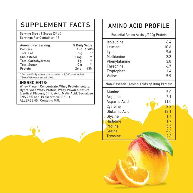 Big Muscles Nutrition Frotein | Mango Orange