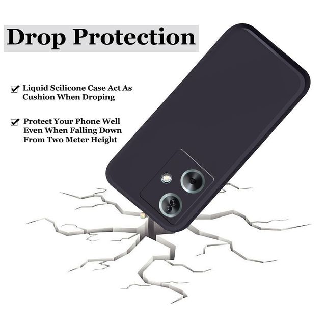 Artistque Case for Oppo A79 5g Back Cover - Plain Liquid Silicone