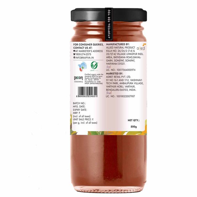 Kapiva Organic Honey 100% Natural & Organic | Strengthens Immunity & Aids Digestion
