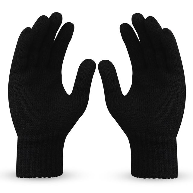 Blynk Unisex Winter Woolen Knitted Thermal Gloves for Men and