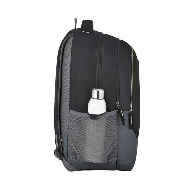 Safari Unisex Solid Polyester 37 L Top Handle School Backpack | Black