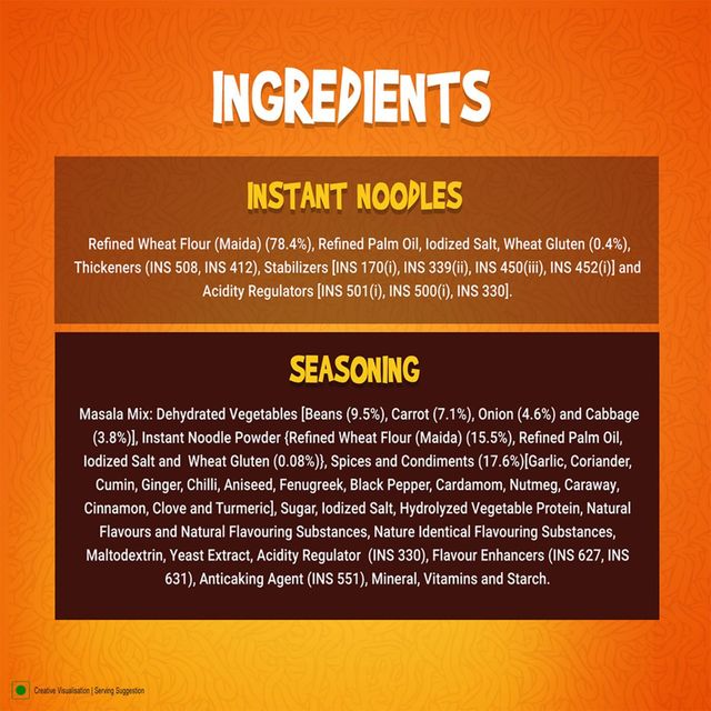 YiPPee! Magic Masala Noodles with Added Veggies - The Better Noodles