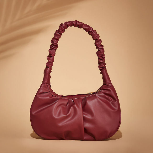 Fargo Vegan Leather Women's Sling Bag Maroon