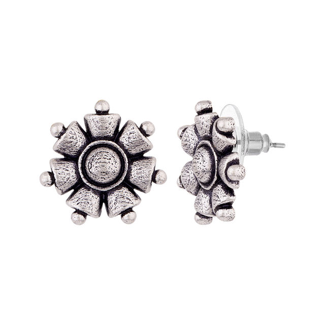 Voylla Nayantara Floral Motif Stud Earrings