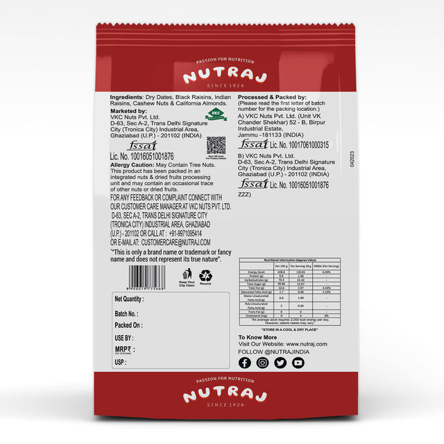 Nutraj Panchmeva Mix Dried Fruits