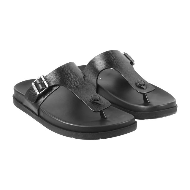Metro Men Black Color Slip On Ethnic | Size UK 6 | 16-761