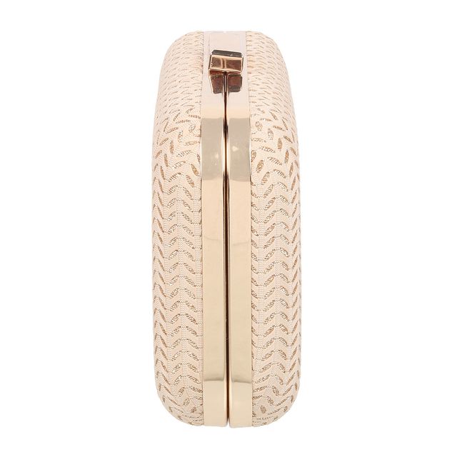 Mochi Women's Party Clutch | 38-8368-15 | Gold