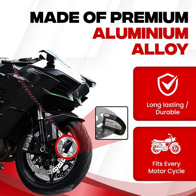 Autoguys Cl-6 Universal Anti-Theft Cast Metal Disc Brake Lock For All Bikes With Disc Brake