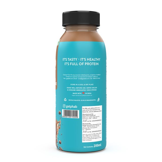 Phab Cold Coffee 18G Protein Milkshake 200 ml Combo
