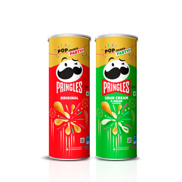 Pringles Potato Chips Festive Pack with Deck of Cards