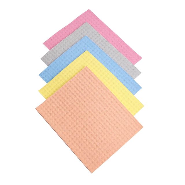 Cutting Edge Kitchen Cleaning Sponge Wipe Super Absorbent | Pack of 5 | Multicolor
