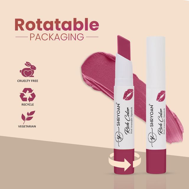 Shryoan Rich Color Non-Transfer Lipstick - Milkshake