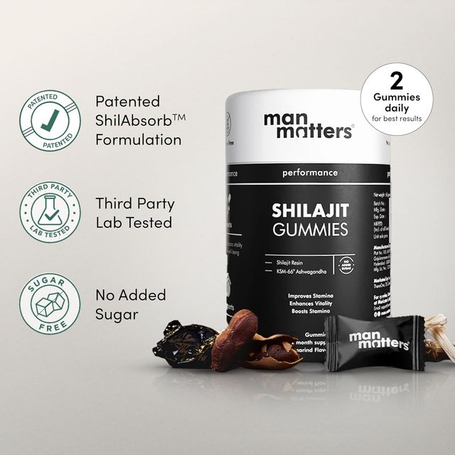 Man Matters Shilajit Gummies (30 Gummies)