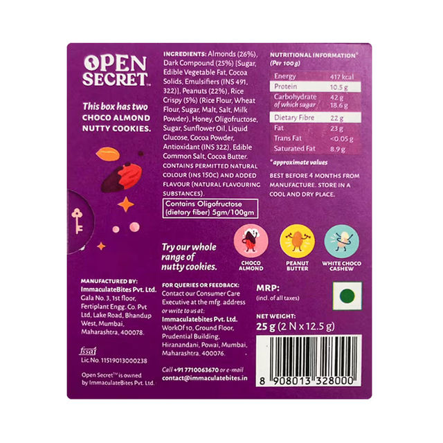 Open Secret Choco Almond Tiffin Pack