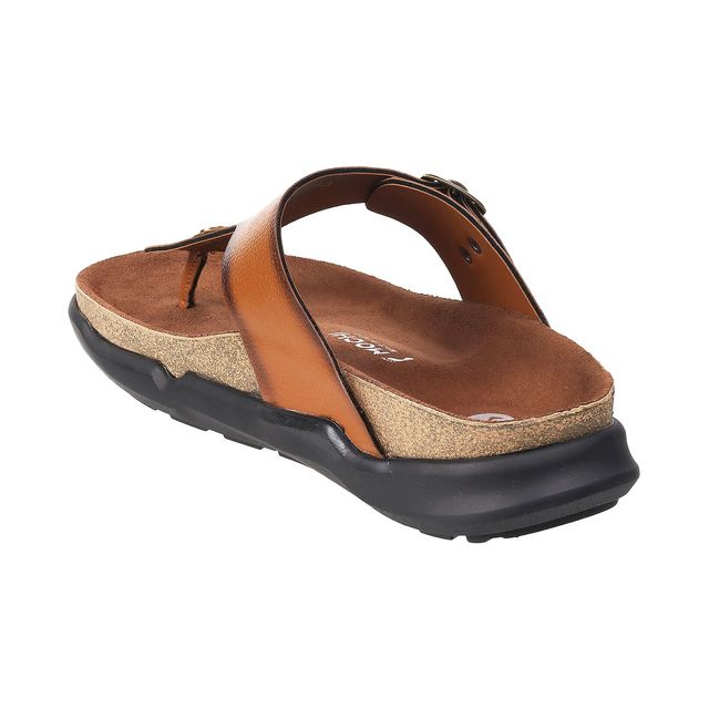 Mochi Men Tan Color Slip On Ethnic | Size UK 9 | 16-753