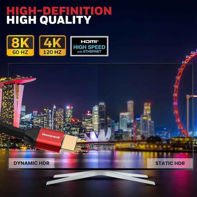 Honeywell Hdmi 2Mtr With Ethernet - 2.1 Compliant