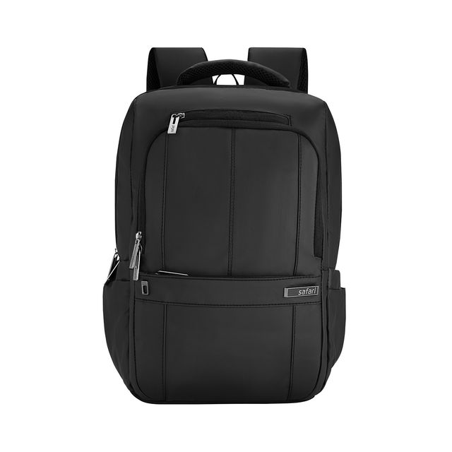 Safari Unisex Solid Polyester 32 L Laptop Backpack | Black - One Size