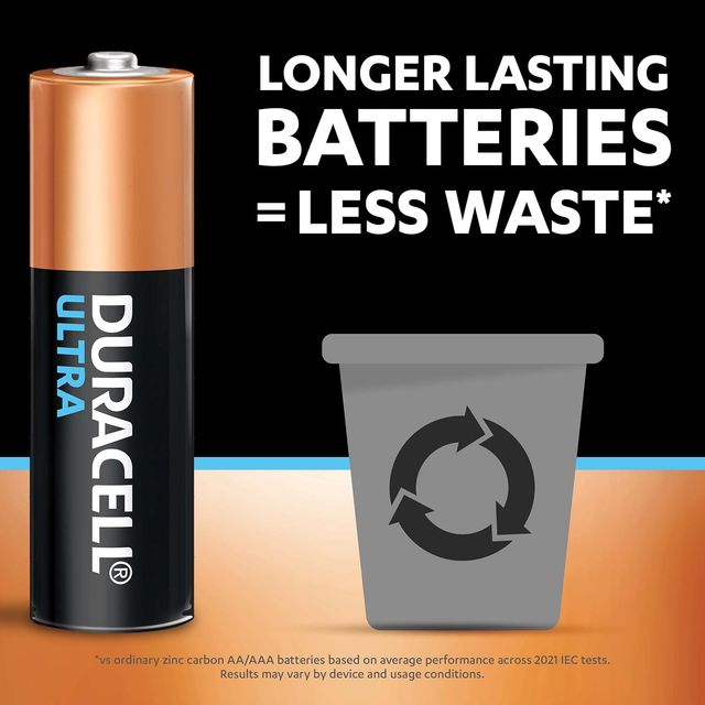 Duracell Ultra Alkaline AA Batteries | Pack Of 8