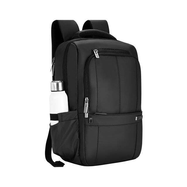 Safari Unisex Solid Polyester 32 L Laptop Backpack | Black - One Size