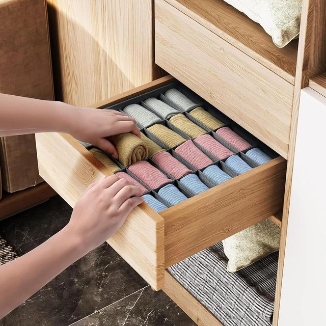Tied Ribbons Set of 2 Wardrobe Organizer