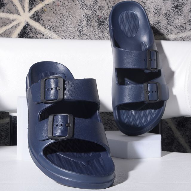 Action Eva Flotter Mens Slippers | Uk | 8 | Navy