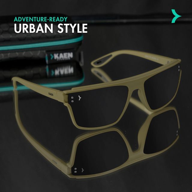 Eyewearlabs Men Sunglassses KAEN Knox Green Wayfarer - Buy at