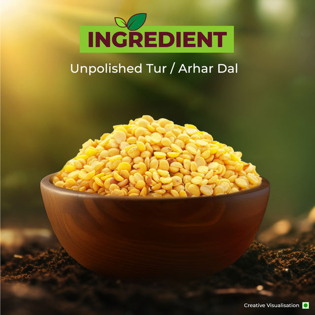 Aashirvaad Organic Arhar/Tur Dal | 100% Organic Arhar/Tur Dal Rich in Protein