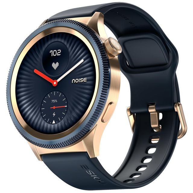 Noise NoiseFit Halo 2 Smartwatch - Gold Blue
