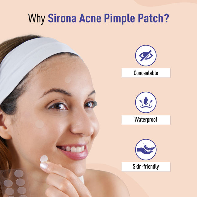 Sirona Acne Pimple Patch For Face For All Skin Types
