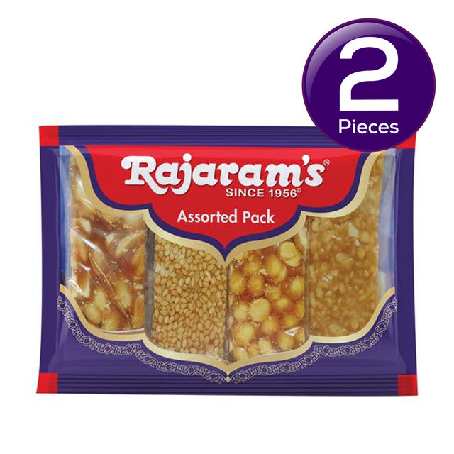 Rajaram's Assorted Bars (Chikki Share Pack) 250 g Combo