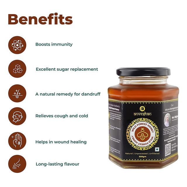 Anveshan Raw Wild Forest Honey