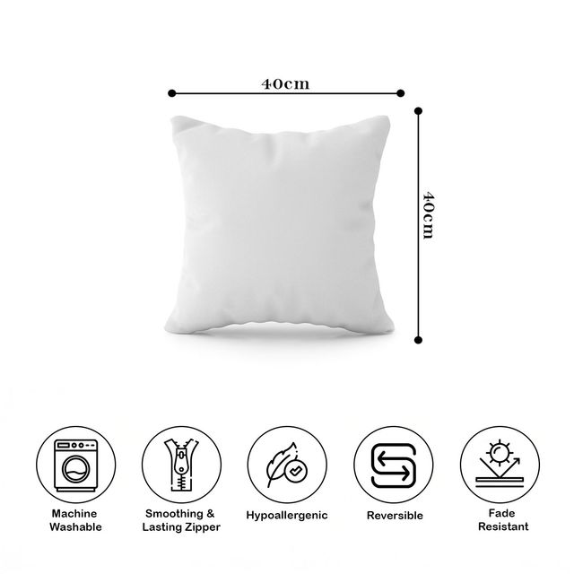 Sassoon Disney FrozenII Reversible Printed Cushion Cover | Blue