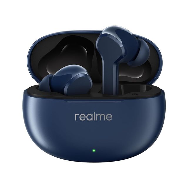 Realme Buds T110 With Ai Enc For Calls Fast Charging Bluetooth In Ear Earbuds (Jazz Blue)
