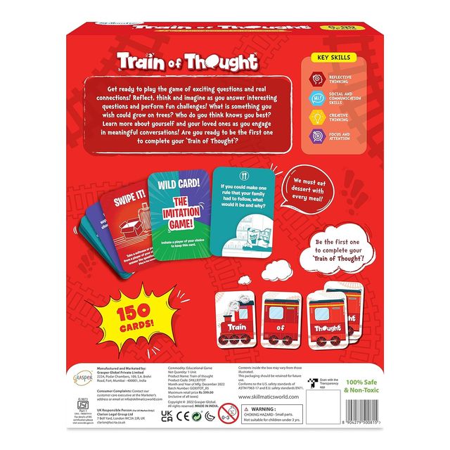 Skillmatics Train Of Thought Card Game (6+ Years)