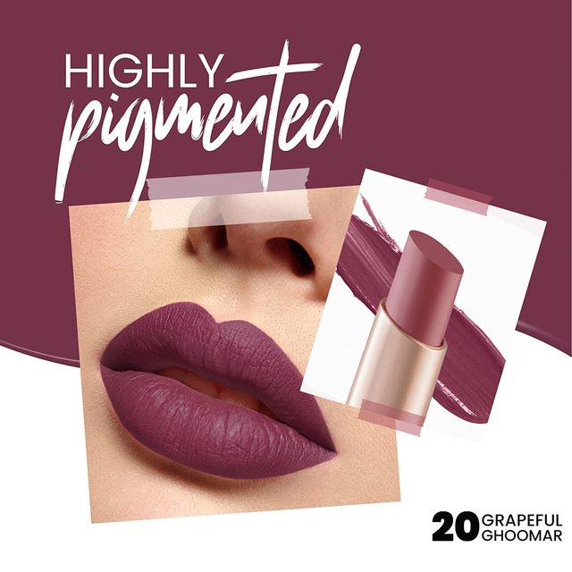 MARS Cosmetics Creamy Matte Long Lasting Lipstick For Women (12-Khoobsurat Kuchipudi)
