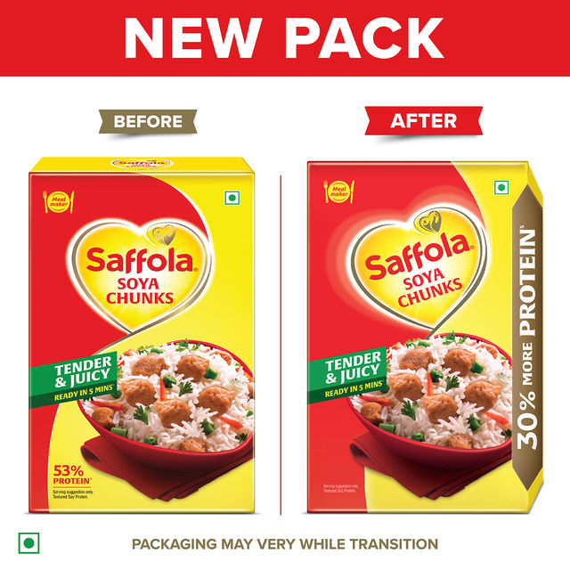 Saffola Soya Chunks Mealmaker 200 g Combo