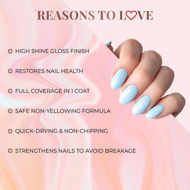 Just Herbs Nail Paint (Orchid Bloom)