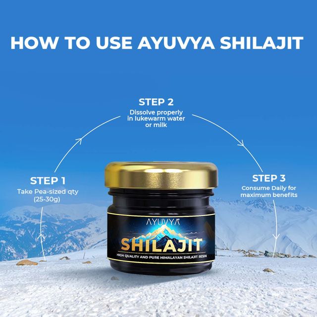 Ayuvya Himalyan Shilajit Resin, High Quality & Pure