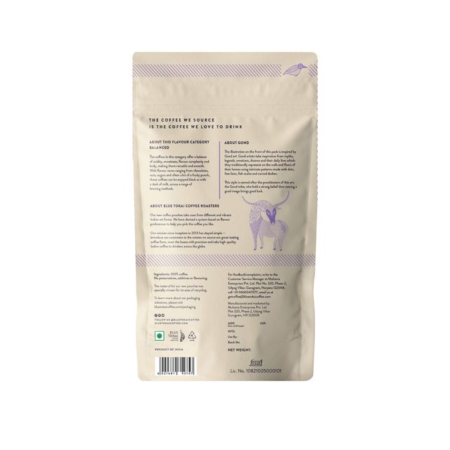 Blue Tokai Silver Oak French Press Medium Roast Ground Coffee