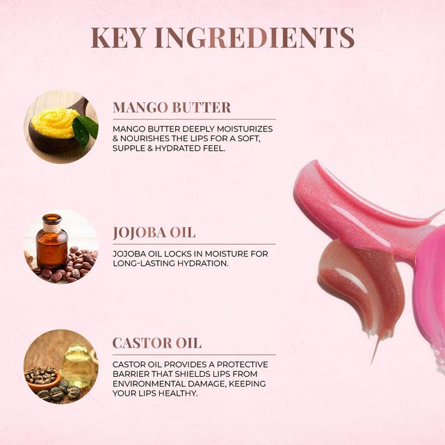 Just Herbs Serum Infused Lip Gloss (Deep Love)