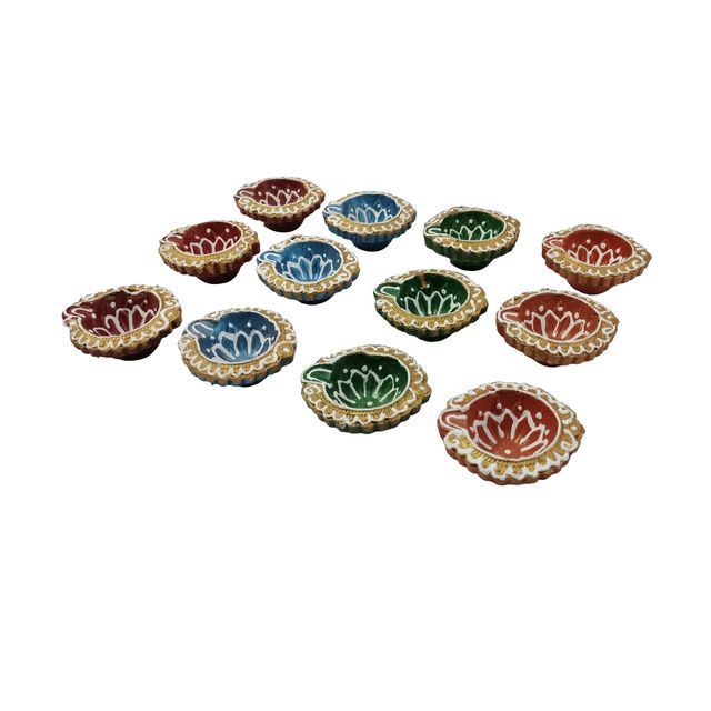 DiaCraft Designer Diya Design3 Assorted