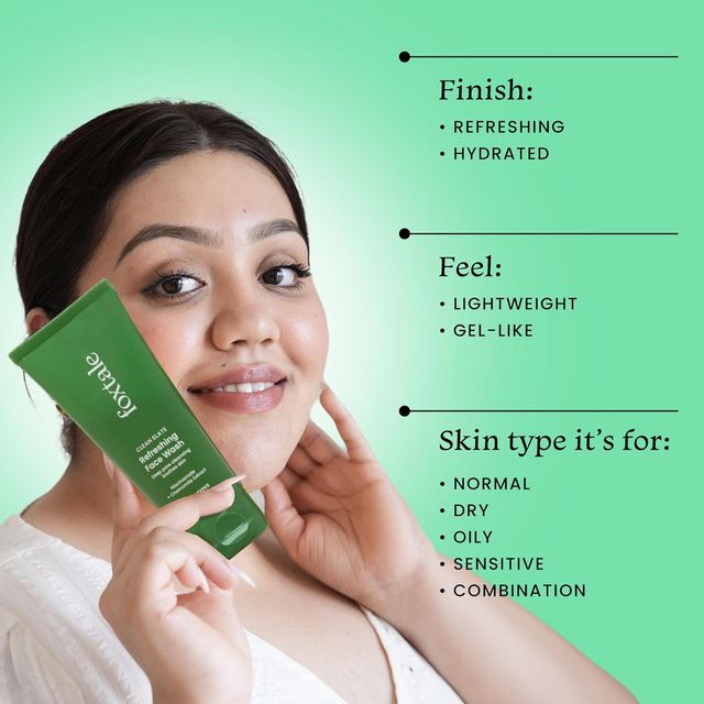 Foxtale Refreshing Face Wash with Niacinamide(Tube)