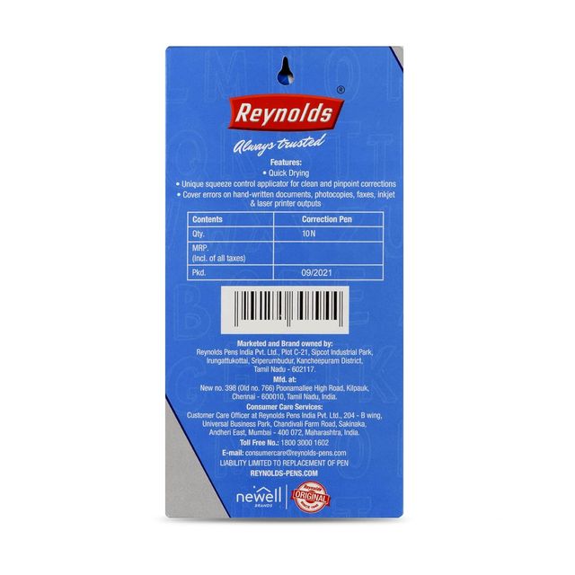 Reynolds Correction Pen Whitener (1 Pen)