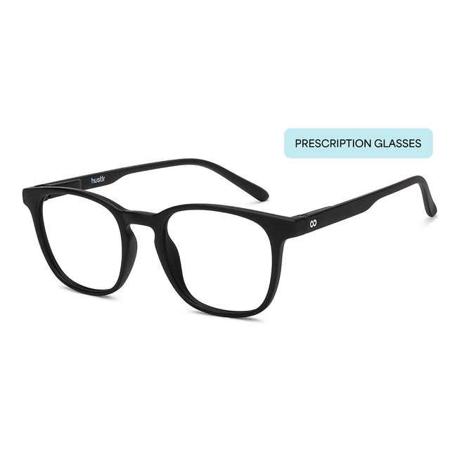 Hustlr Power by Lenskart Unisex TR90 Computer Glasses | Dark Night - M