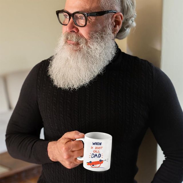 Party Propz When In Doubt Call Dad Mug
