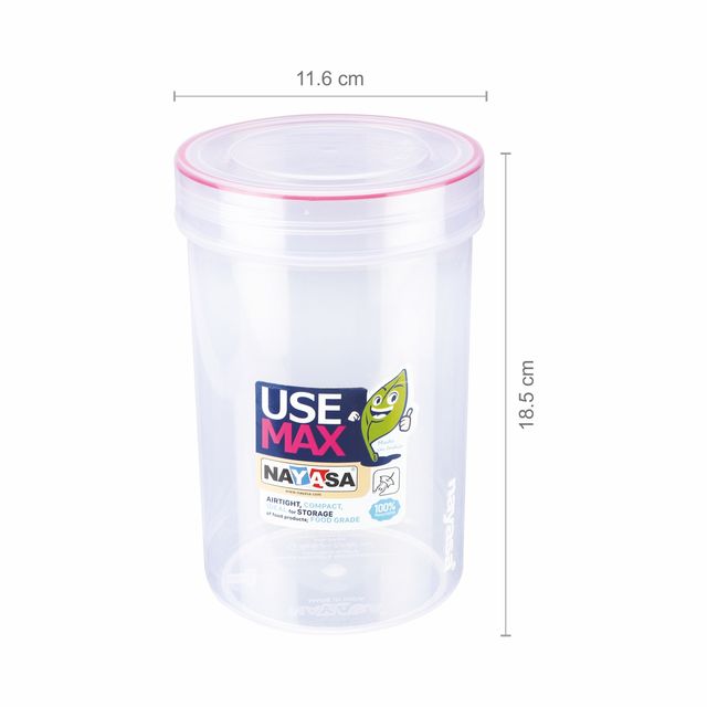 Nayasa Use Max Glaze Container Set 1500 Ml Assorted, (3 Pieces)
