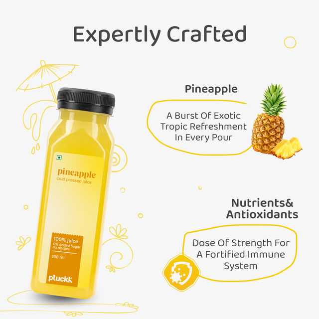 Pluckk Cold Pressed Pineapple Juice