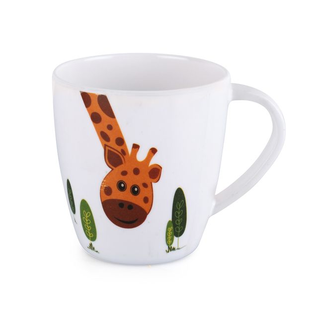 Cello Melamine Joycee Mugs, 200ml, Giraffe design(Set of 4) |